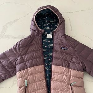 Girls reversible down sweater hoody Patagonia XXL